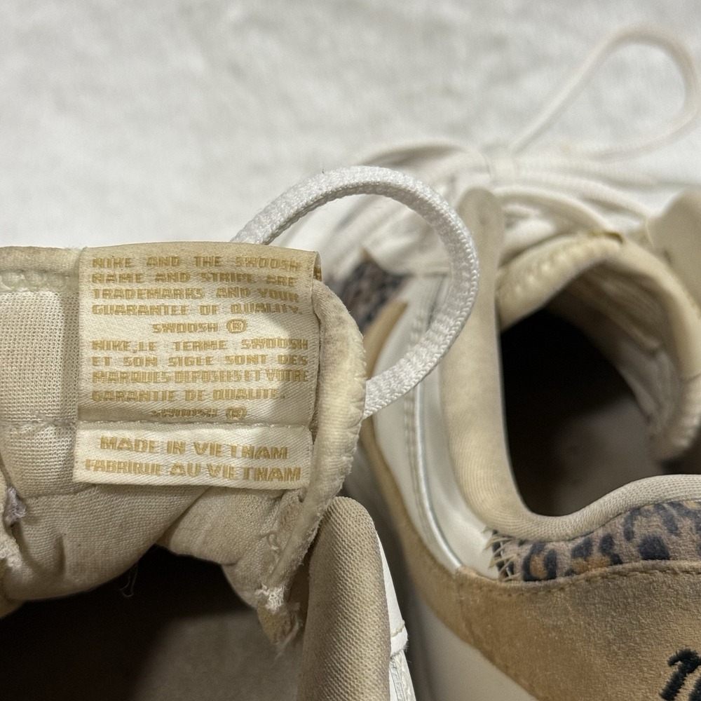 Nike Air Force 1 Shadow White Leopard Animal Print C10919-120 - Picture 9 of 12